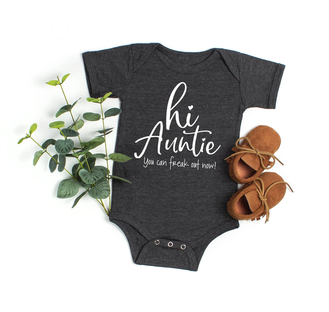 Funny Auntie Baby Bodysuit - Pregnancy Reveal & Sister Gift Shirtprintingcenter