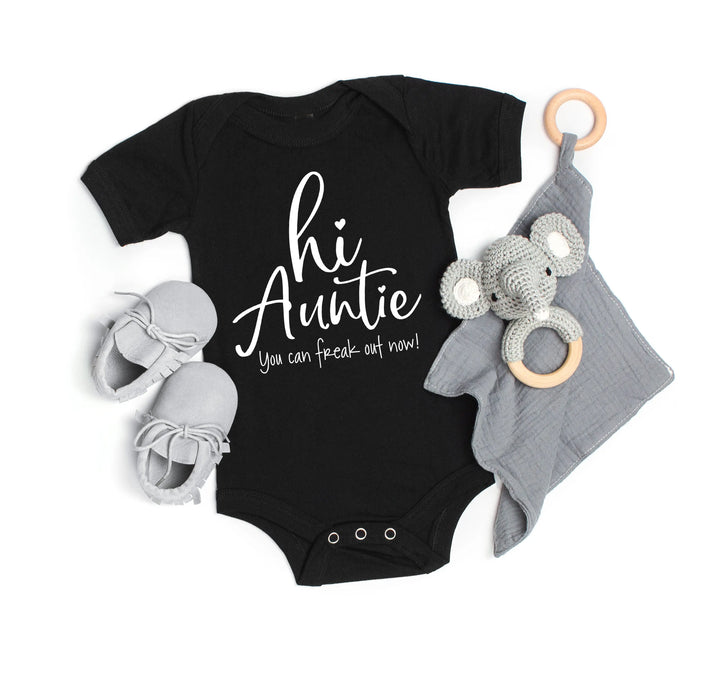 Funny Auntie Baby Bodysuit - Pregnancy Reveal & Sister Gift Shirtprintingcenter