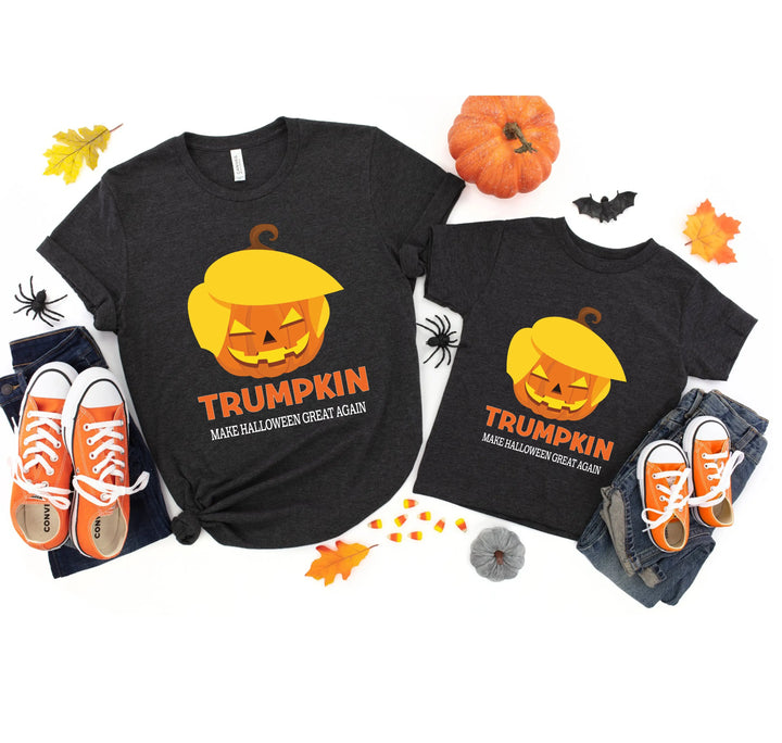 Funny Halloween Trumpkin Shirt | Make Halloween Great Again Trump 2025 Tee Shirtprintingcenter