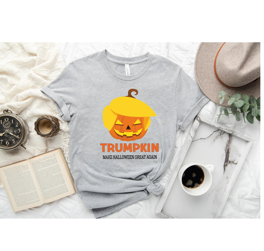 Funny Halloween Trumpkin Shirt | Make Halloween Great Again Trump 2025 Tee Shirtprintingcenter