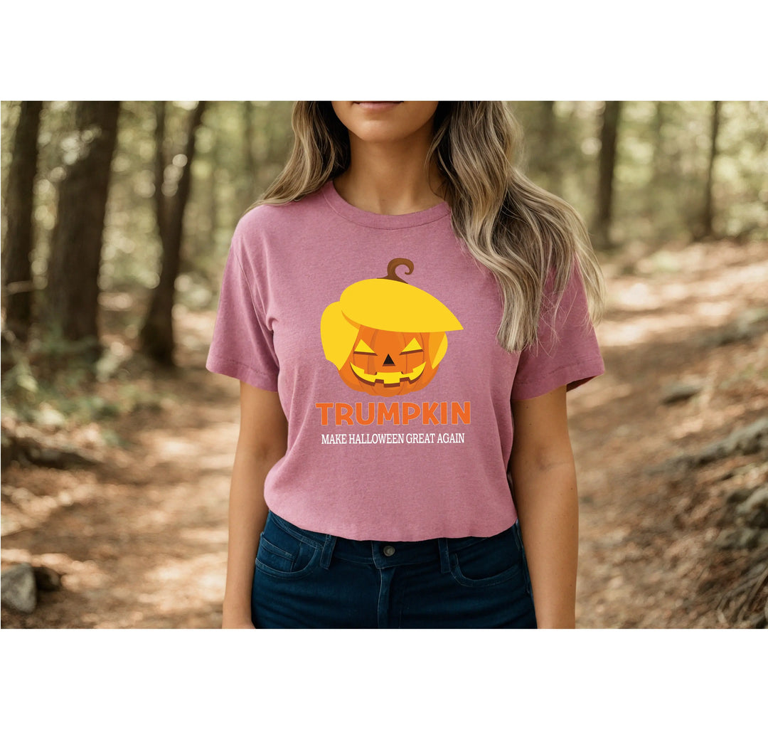 Funny Halloween Trumpkin Shirt | Make Halloween Great Again Trump 2025 Tee Shirtprintingcenter
