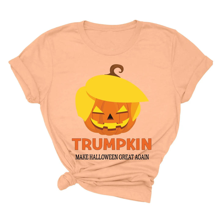 Funny Halloween Trumpkin Shirt | Make Halloween Great Again Trump 2025 Tee Shirtprintingcenter