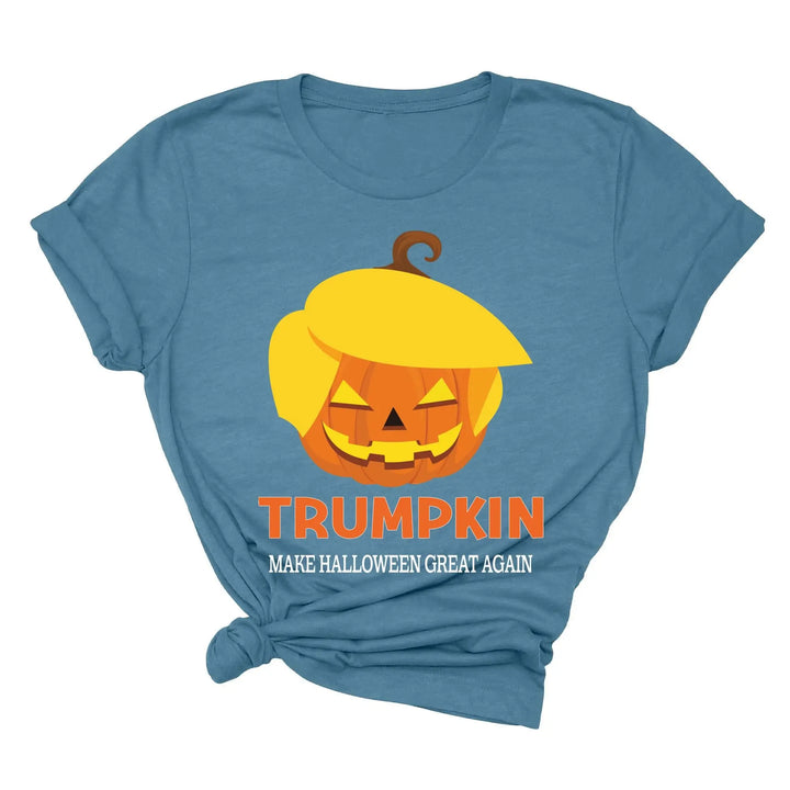 Funny Halloween Trumpkin Shirt | Make Halloween Great Again Trump 2025 Tee Shirtprintingcenter