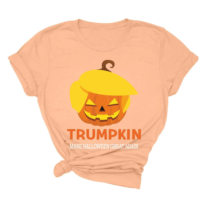Funny Halloween Trumpkin Shirt | Make Halloween Great Again Trump 2025 Tee Shirtprintingcenter