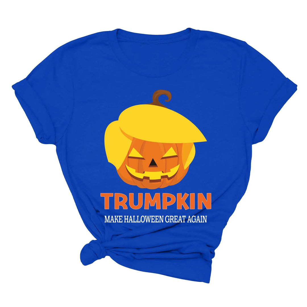 Funny Halloween Trumpkin Shirt | Make Halloween Great Again Trump 2025 Tee Shirtprintingcenter