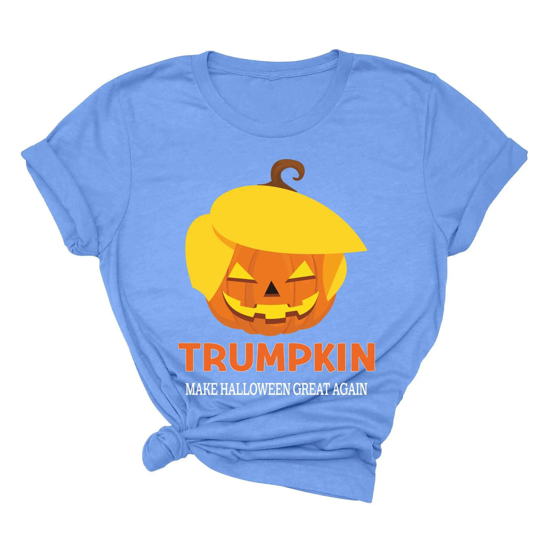 Funny Halloween Trumpkin Shirt | Make Halloween Great Again Trump 2025 Tee Shirtprintingcenter