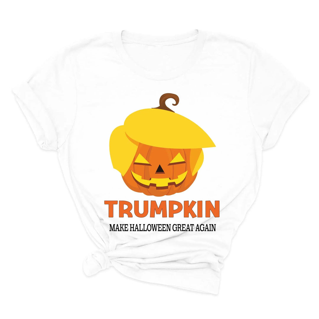 Funny Halloween Trumpkin Shirt | Make Halloween Great Again Trump 2025 Tee Shirtprintingcenter