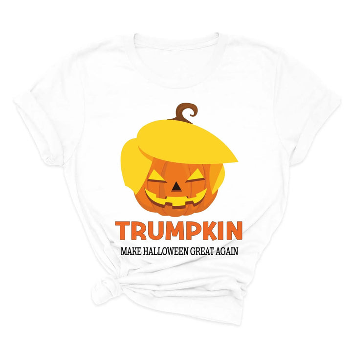 Funny Halloween Trumpkin Shirt | Make Halloween Great Again Trump 2025 Tee Shirtprintingcenter