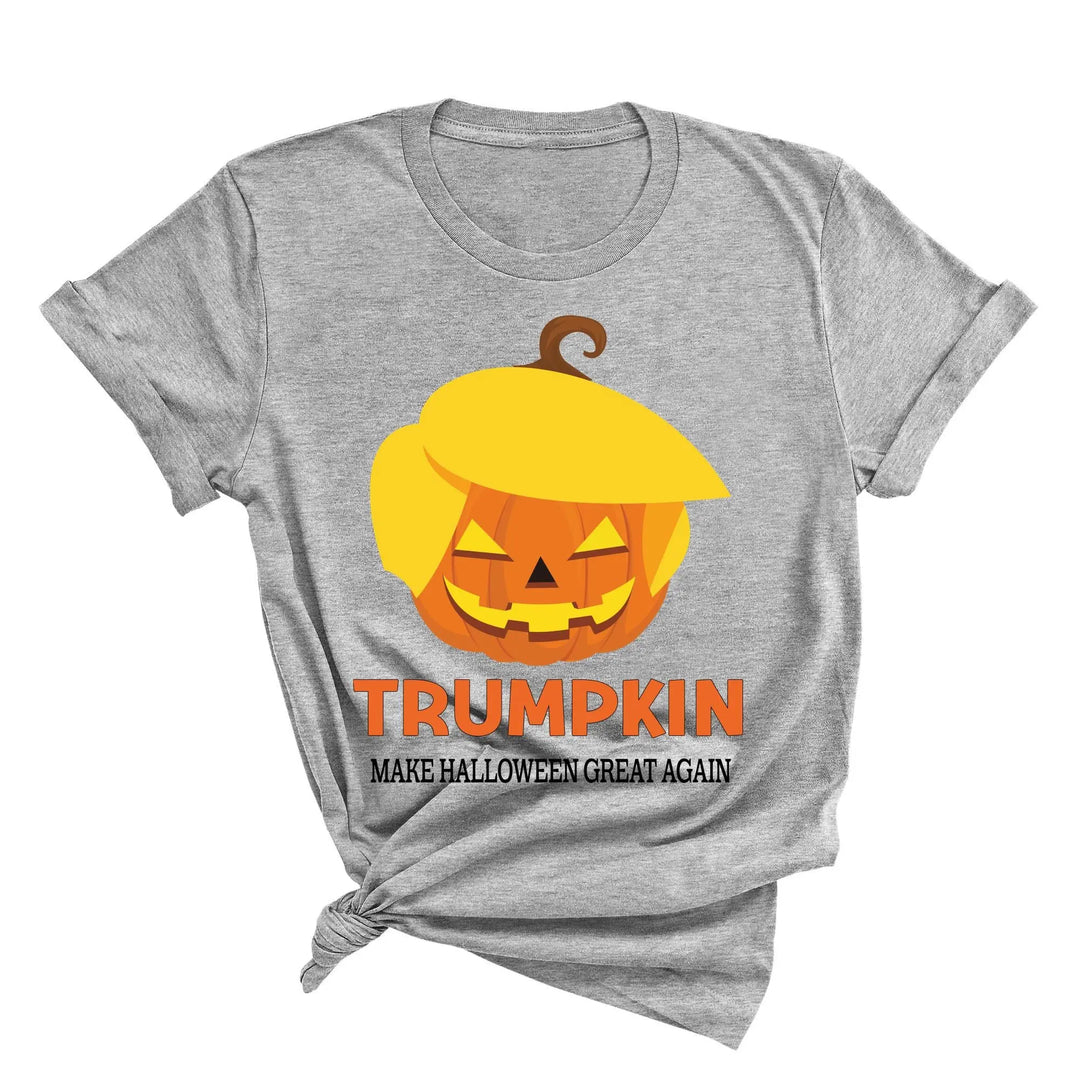 Funny Halloween Trumpkin Shirt | Make Halloween Great Again Trump 2025 Tee Shirtprintingcenter