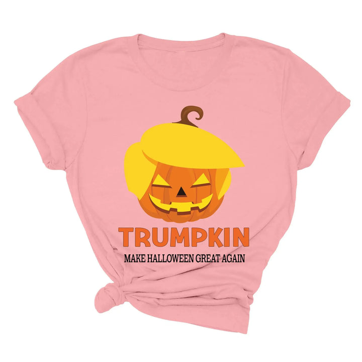 Funny Halloween Trumpkin Shirt | Make Halloween Great Again Trump 2025 Tee Shirtprintingcenter