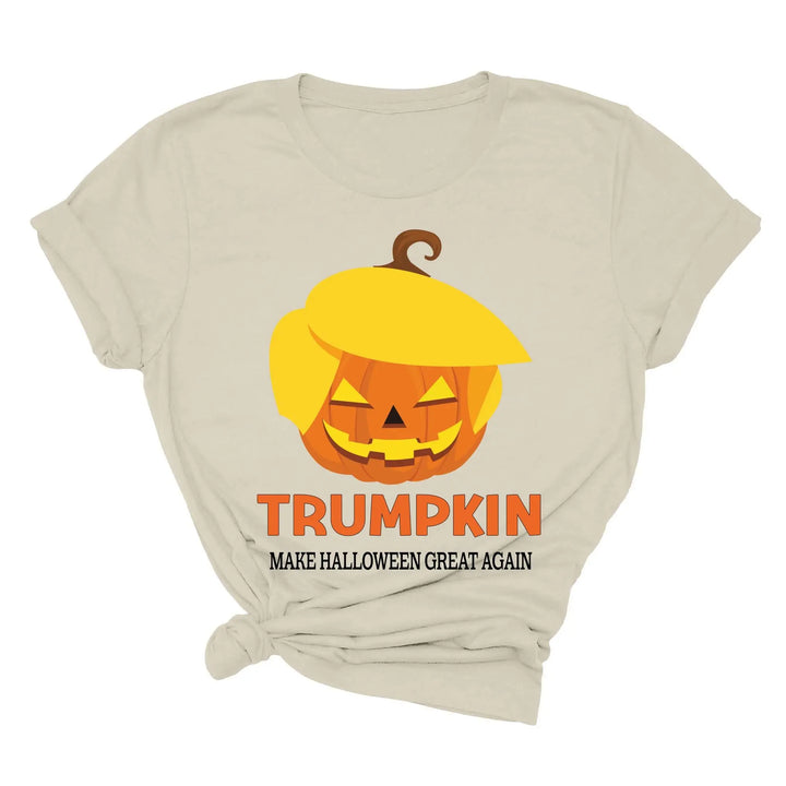 Funny Halloween Trumpkin Shirt | Make Halloween Great Again Trump 2025 Tee Shirtprintingcenter