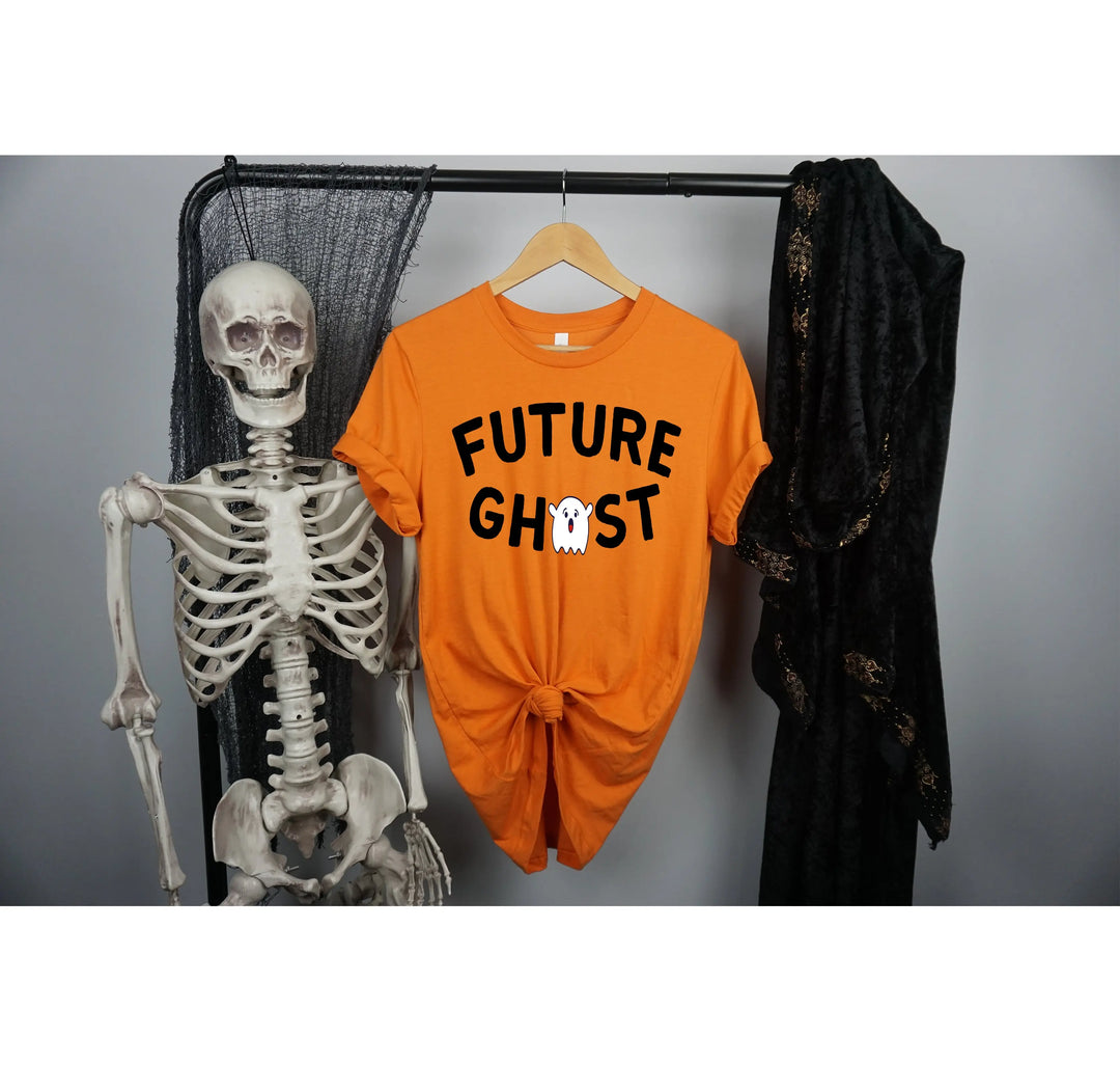 Future Ghost Crewneck Shirt | Trendy Halloween Party Graphic Shirt Shirtprintingcenter
