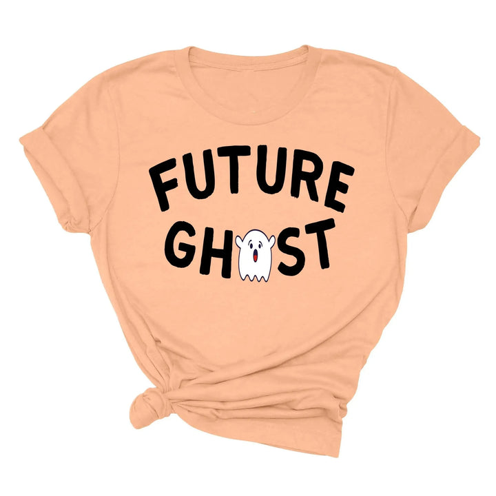 Future Ghost Crewneck Shirt | Trendy Halloween Party Graphic Shirt Shirtprintingcenter