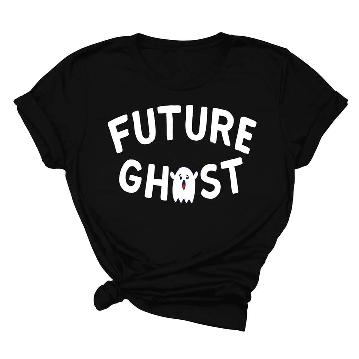 Future Ghost Crewneck Shirt | Trendy Halloween Party Graphic Shirt Shirtprintingcenter