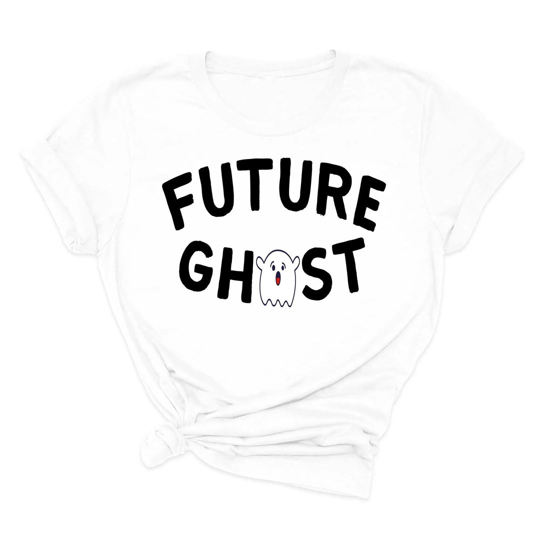 Future Ghost Crewneck Shirt | Trendy Halloween Party Graphic Shirt Shirtprintingcenter