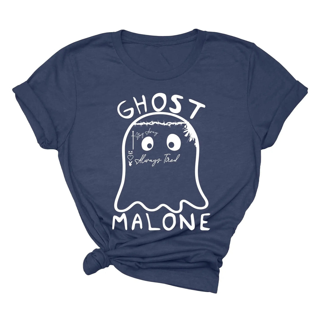 Ghost Malone Halloween Shirt | Funny Cute Ghost Tee | Matching Halloween Gift Shirtprintingcenter