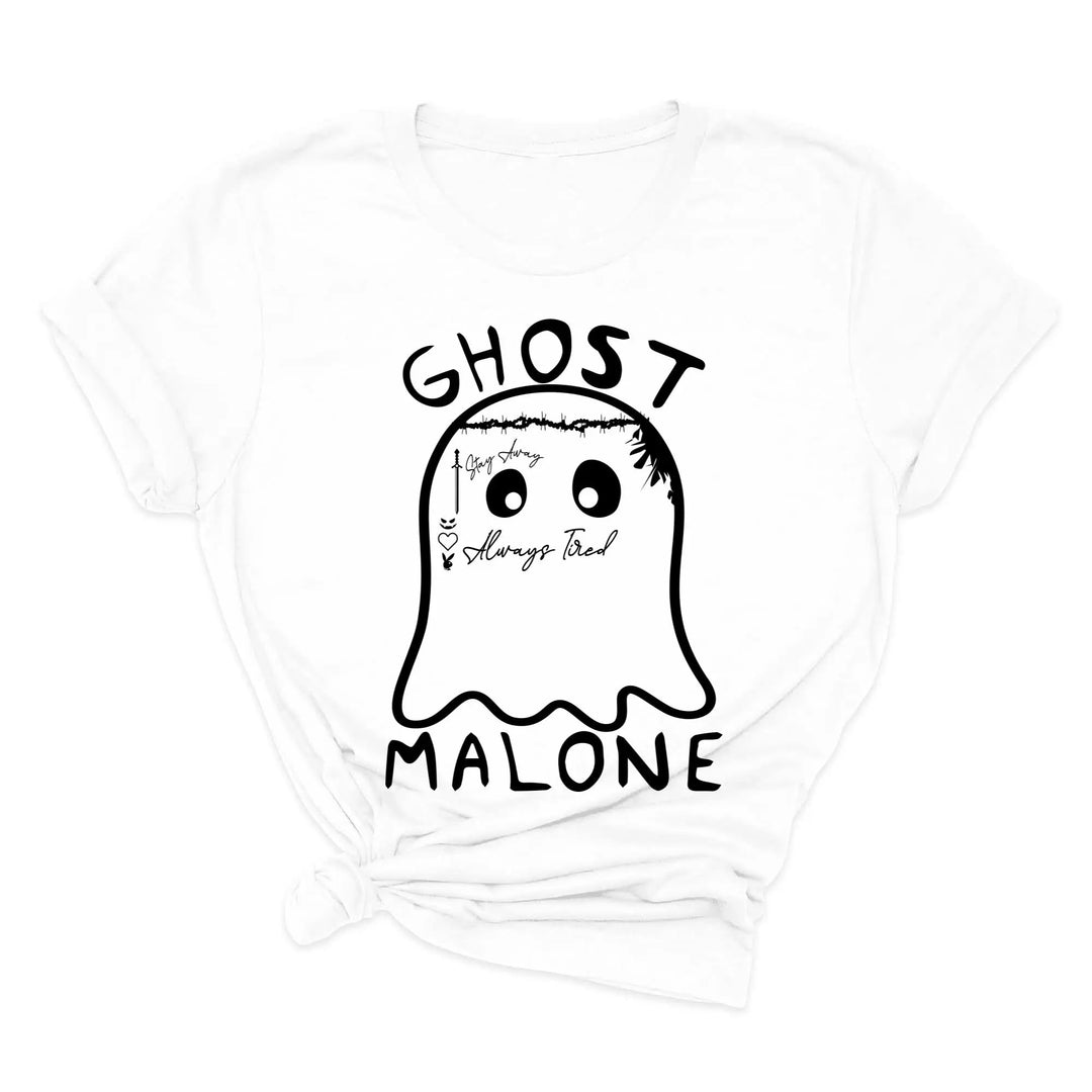 Ghost Malone Halloween Shirt | Funny Cute Ghost Tee | Matching Halloween Gift Shirtprintingcenter