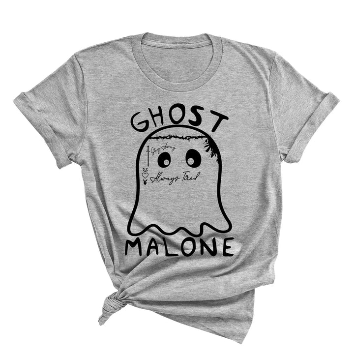 Ghost Malone Halloween Shirt | Funny Cute Ghost Tee | Matching Halloween Gift Shirtprintingcenter