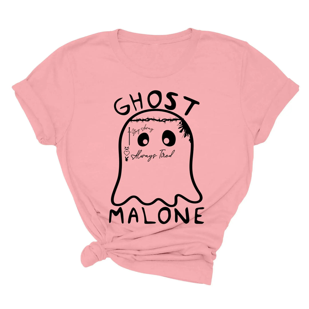 Ghost Malone Halloween Shirt | Funny Cute Ghost Tee | Matching Halloween Gift Shirtprintingcenter