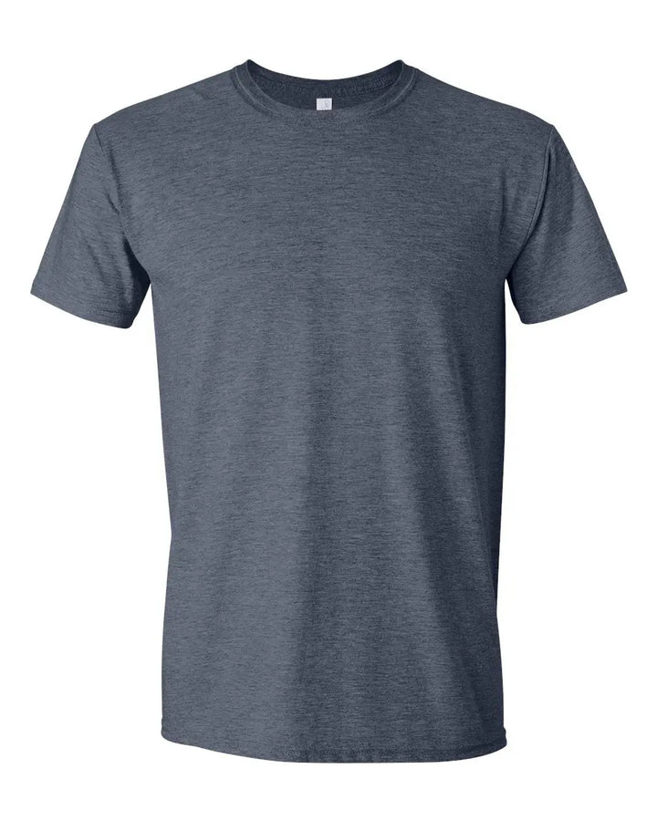 Camiseta Gildan Softstyle para adultos en blanco 64000