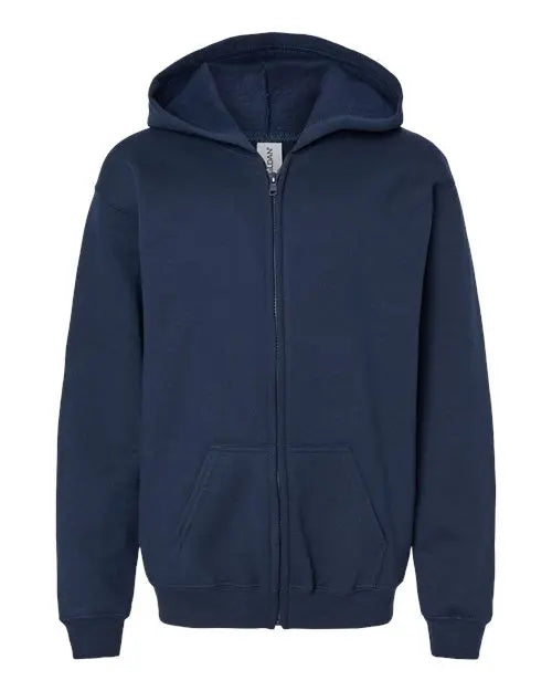 Glidan Youth Heavy Blend™ Full-Zip Hooded Sweatshirt - 18600B Shirtprintingcenter