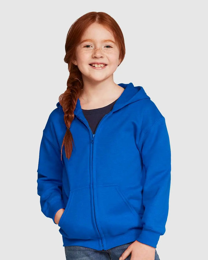 Sudadera con capucha y cremallera completa Glidan Youth Heavy Blend™ - 18600B