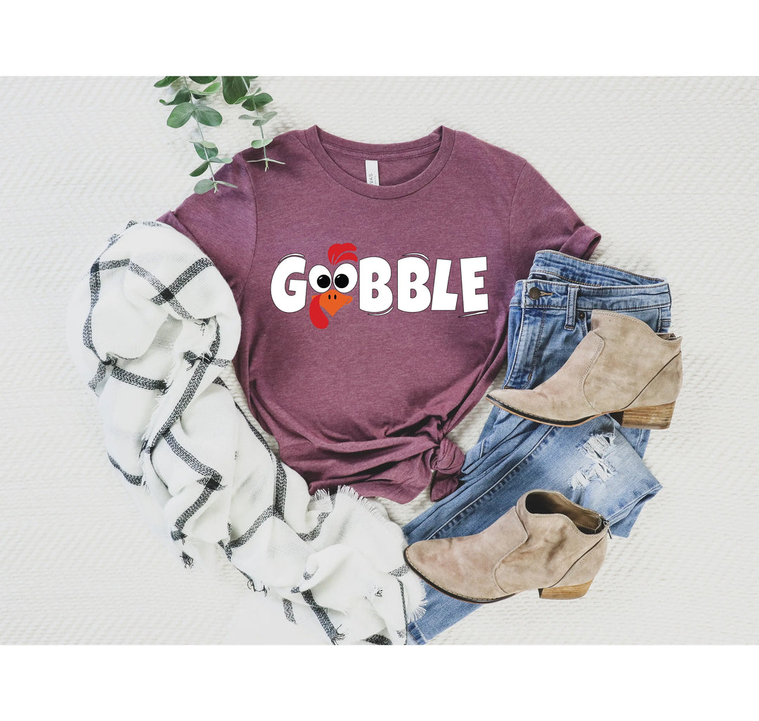 Gobble Shirt – Matching Family Thanksgiving Turkey Tee, Cute & Funny Shirtprintingcenter