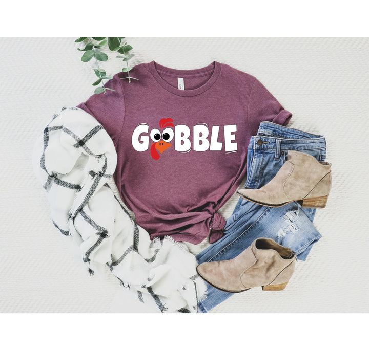 Gobble Shirt – Matching Family Thanksgiving Turkey Tee, Cute & Funny Shirtprintingcenter