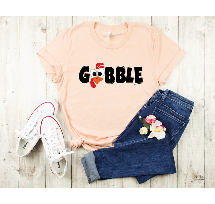 Gobble Shirt – Matching Family Thanksgiving Turkey Tee, Cute & Funny Shirtprintingcenter
