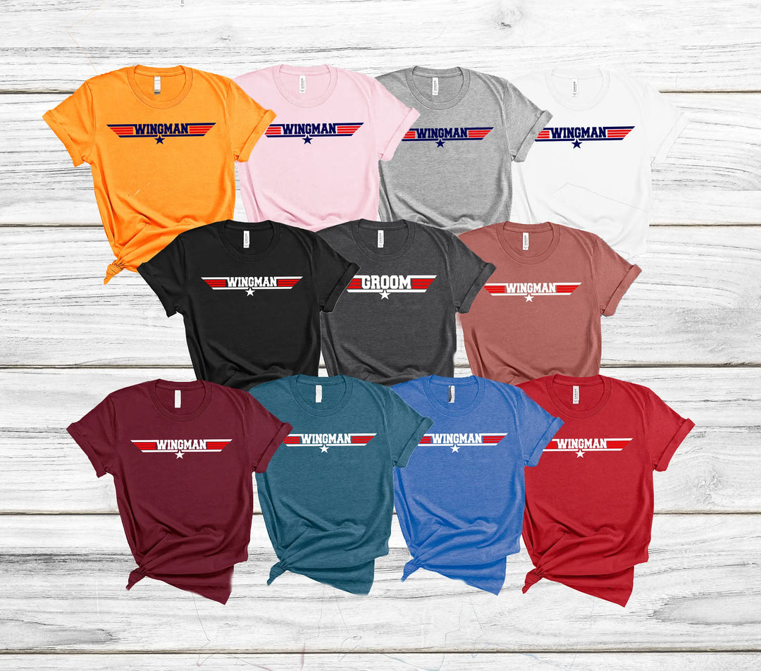 Groom Bachelor Party Shirt | Groomsman Bachelor Gift | Wingman Shirt Shirtprintingcenter