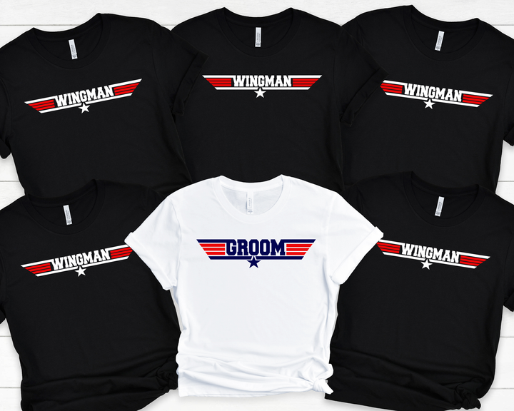 Groom Bachelor Party Shirt | Groomsman Bachelor Gift | Wingman Shirt