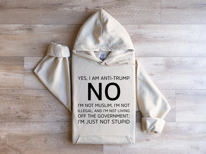 Anti Trump Sweatshirt, Not My President Sweatshirt, Love Trump Sweatshirt, Anti Racism Sweater