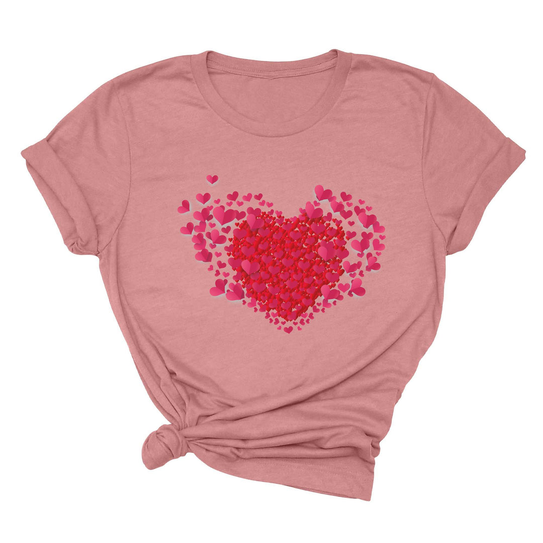 Valentine's Day Shirt - Double Heart & Cute Valentine's Tee Gift