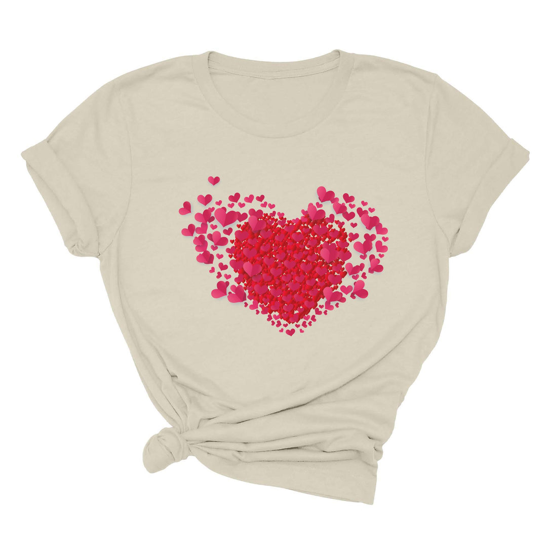 Valentine's Day Shirt - Double Heart & Cute Valentine's Tee Gift