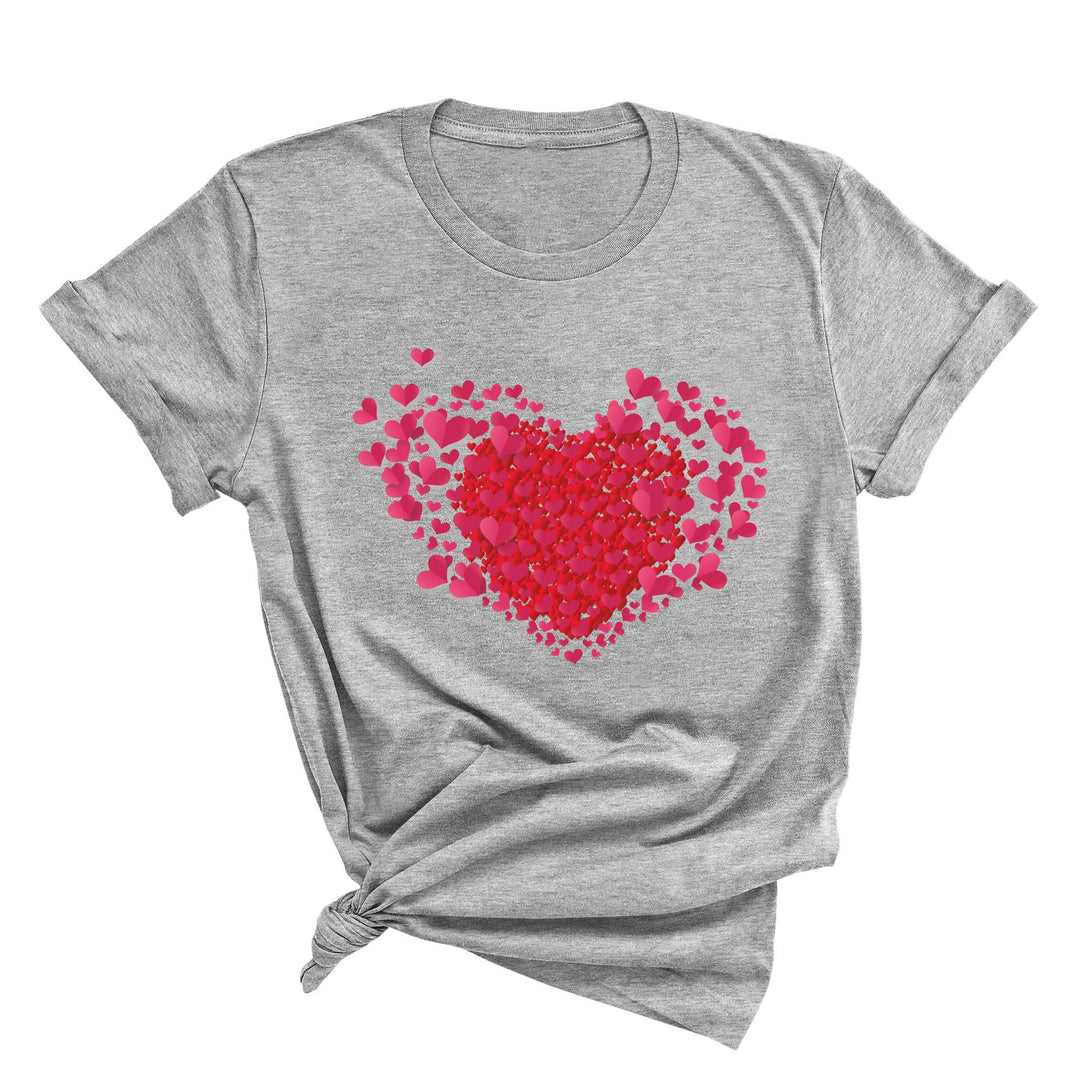 Valentine's Day Shirt - Double Heart & Cute Valentine's Tee Gift