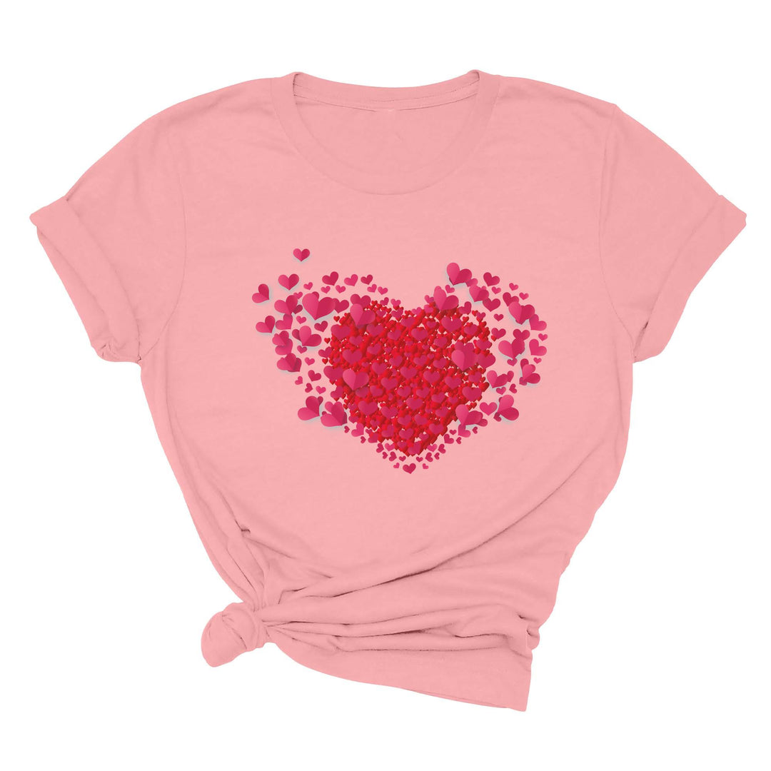 Valentine's Day Shirt - Double Heart & Cute Valentine's Tee Gift