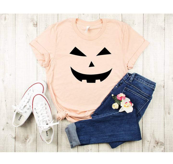 Halloween Pumpkin Shirt – Cute Jack-O-Lantern Tee for Women & Moms Shirtprintingcenter