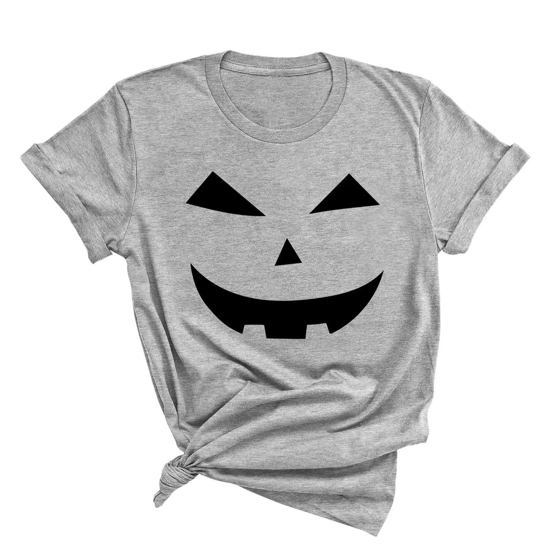 Halloween Pumpkin Shirt – Cute Jack-O-Lantern Tee for Women & Moms Shirtprintingcenter