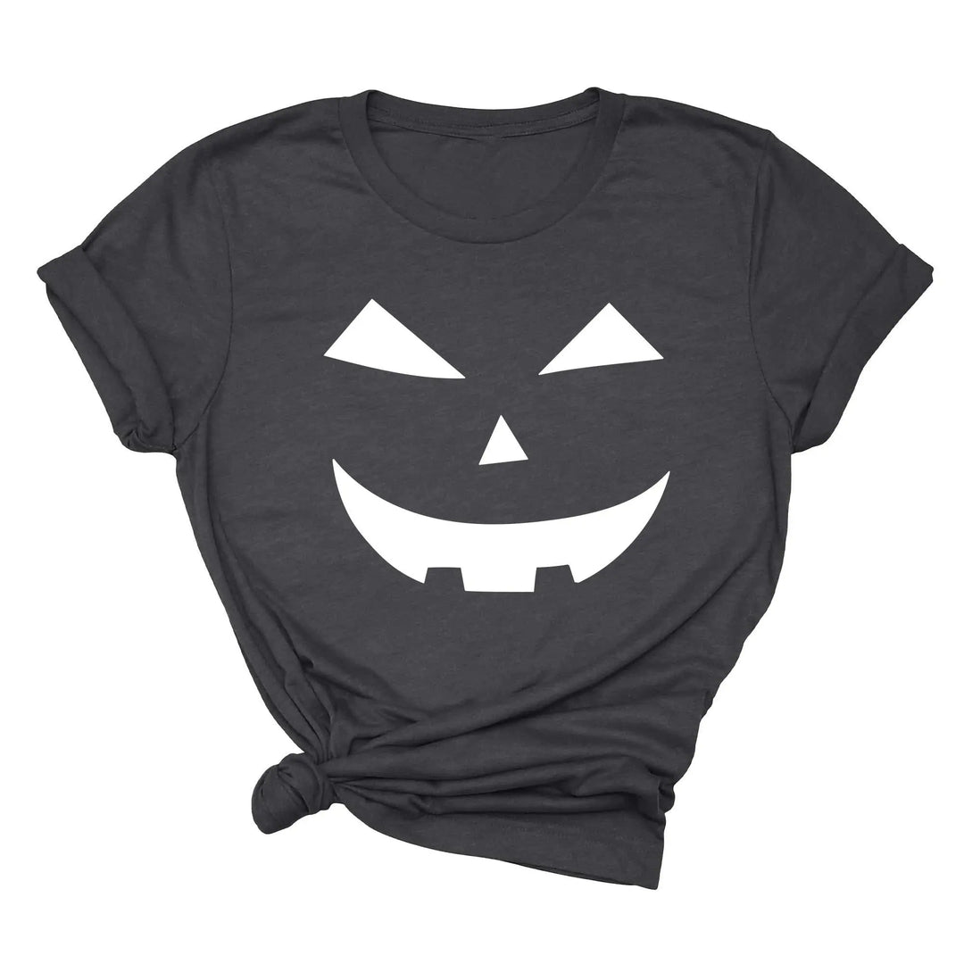 Halloween Pumpkin Shirt – Cute Jack-O-Lantern Tee for Women & Moms Shirtprintingcenter