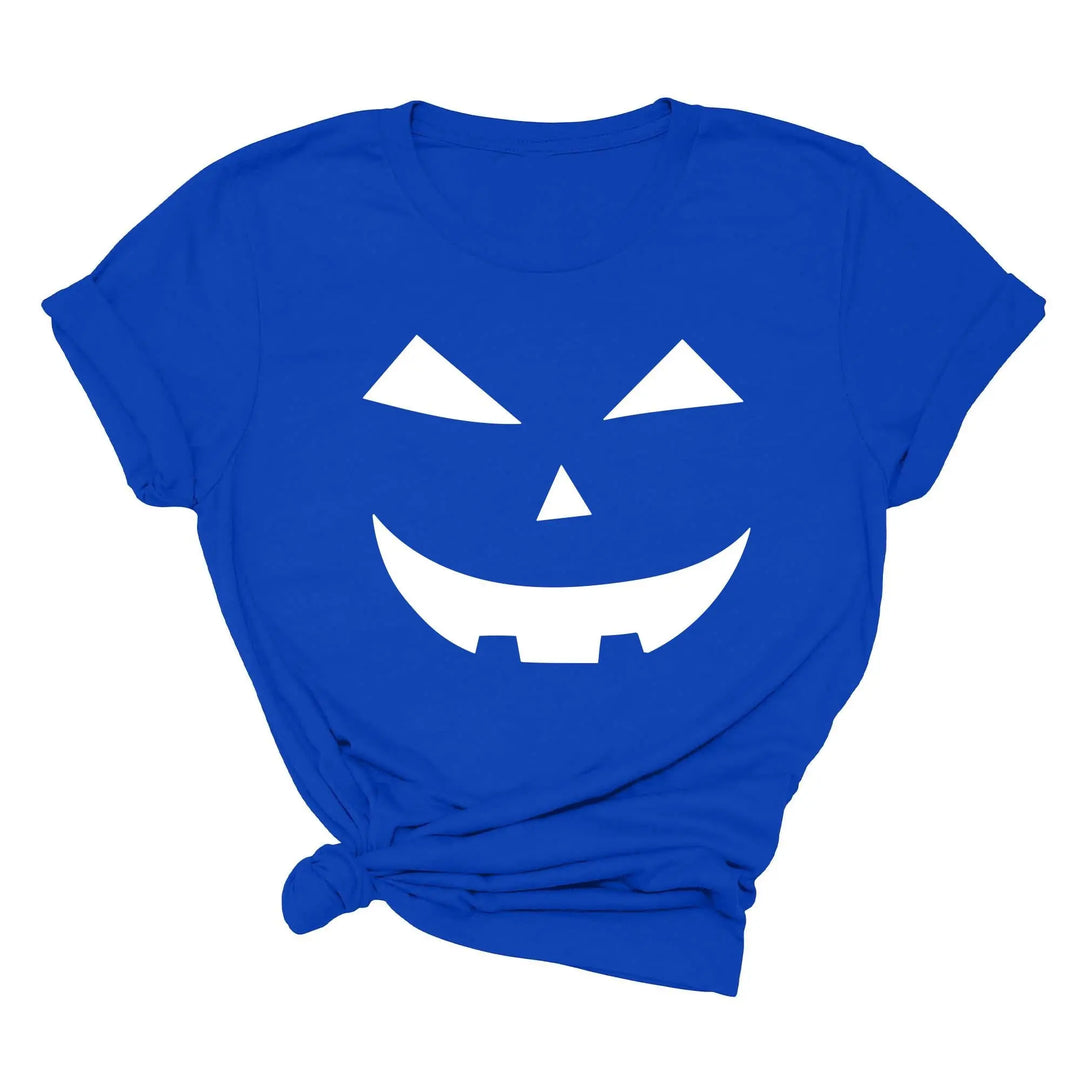 Halloween Pumpkin Shirt – Cute Jack-O-Lantern Tee for Women & Moms Shirtprintingcenter