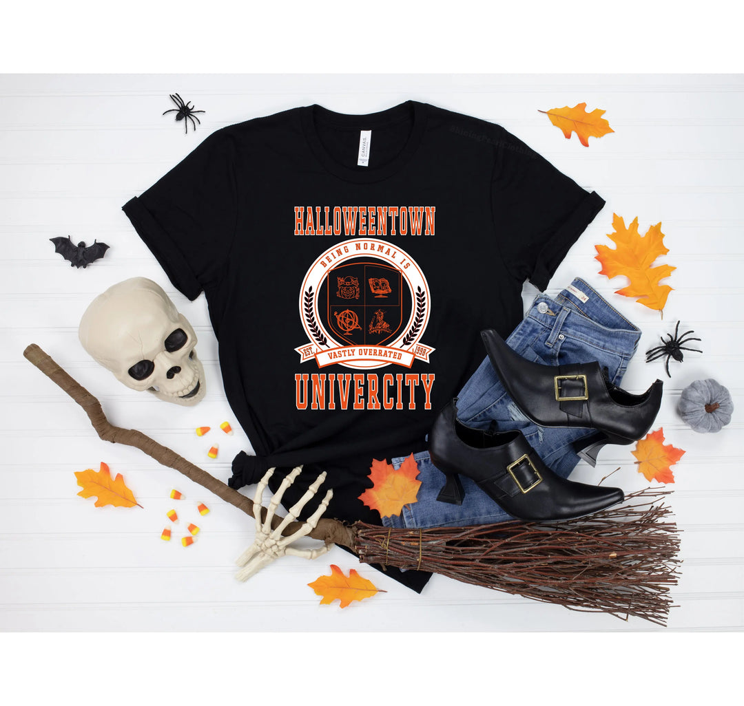 Halloweentown University Shirt – Vintage Jack-O-Lantern Halloween Tee Shirtprintingcenter