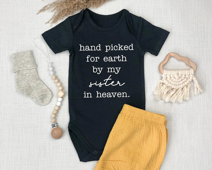 Hand-Picked by Great Grandpa Bodysuit - Pregnancy Announcement Shirtprintingcenter