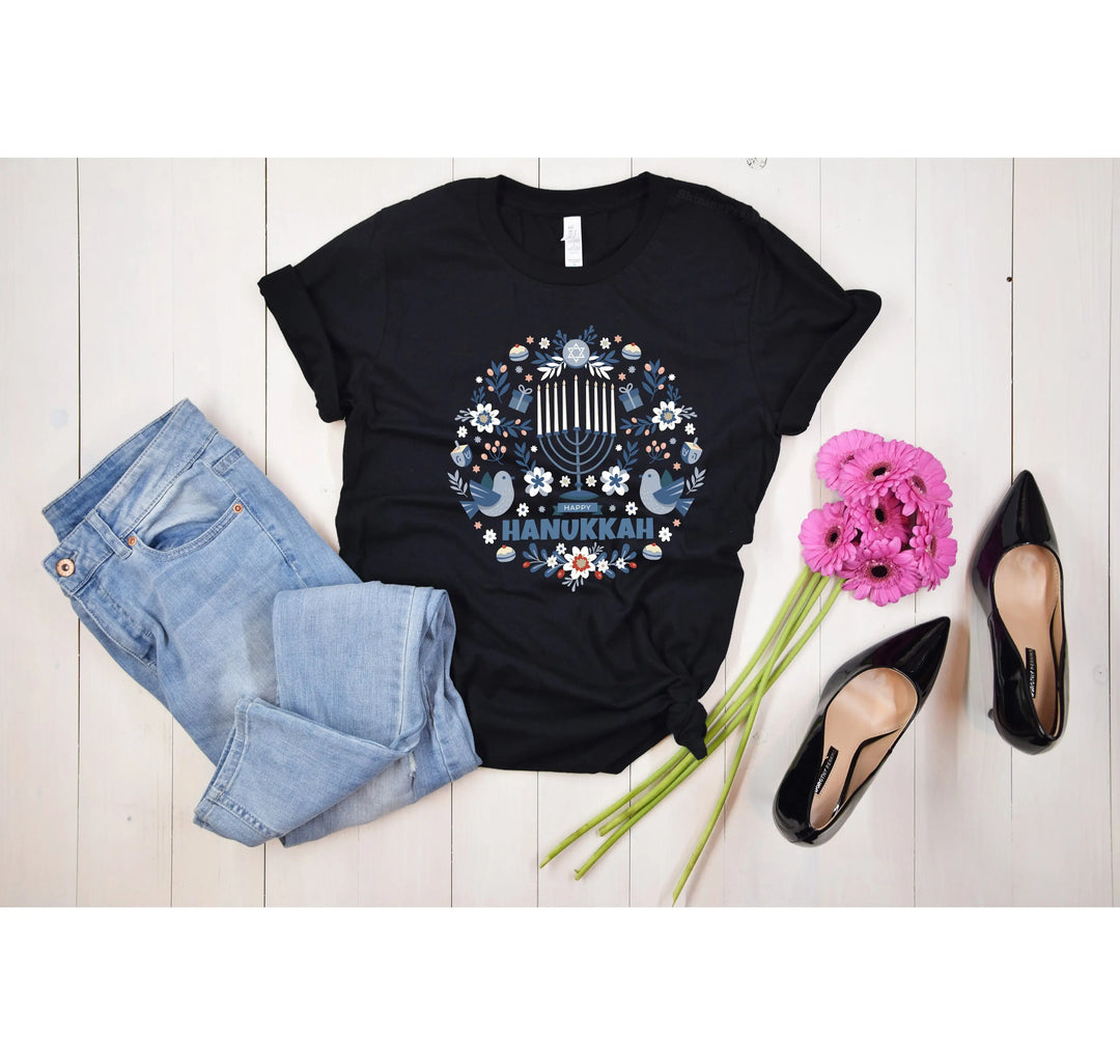 Hanukkah Life Shirt | Jewish Christmas Tee & Chanukah Gift Shirtprintingcenter