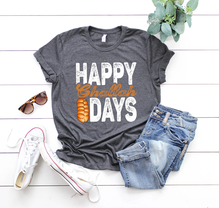Happy Challah Days Shirt | Chanukah & Jewish Holiday Tee Shirtprintingcenter