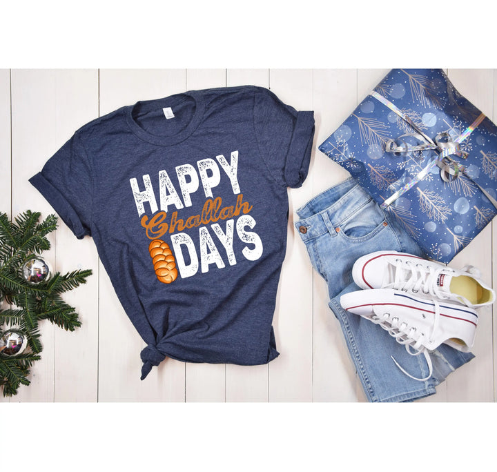 Happy Challah Days Shirt | Chanukah & Jewish Holiday Tee Shirtprintingcenter