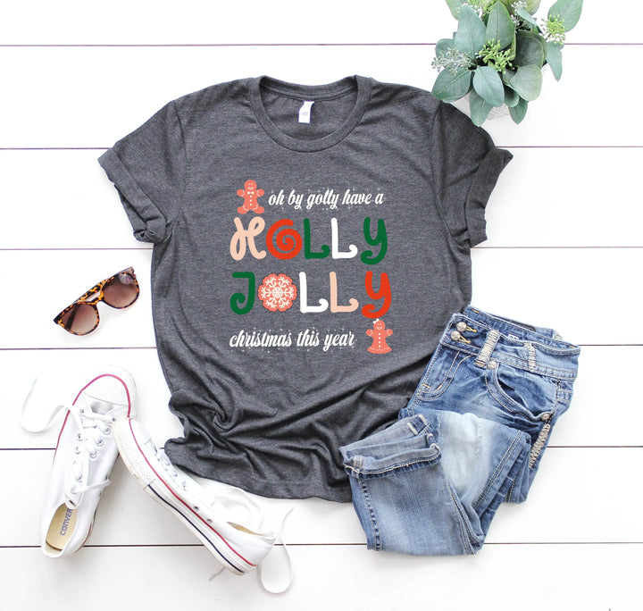 Have a Holly Jolly Christmas Shirt | Retro Family Matching Christmas Tee Shirtprintingcenter