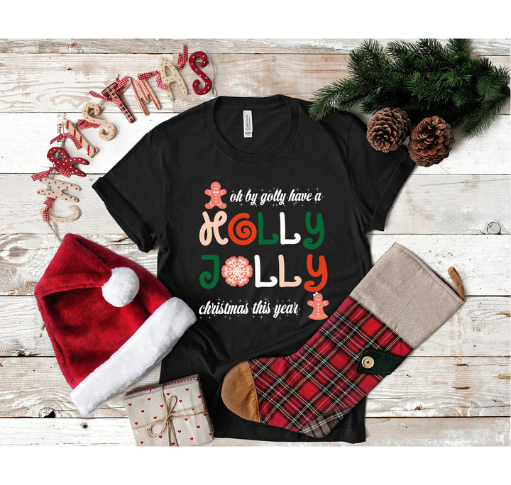 Have a Holly Jolly Christmas Shirt | Retro Family Matching Christmas Tee Shirtprintingcenter