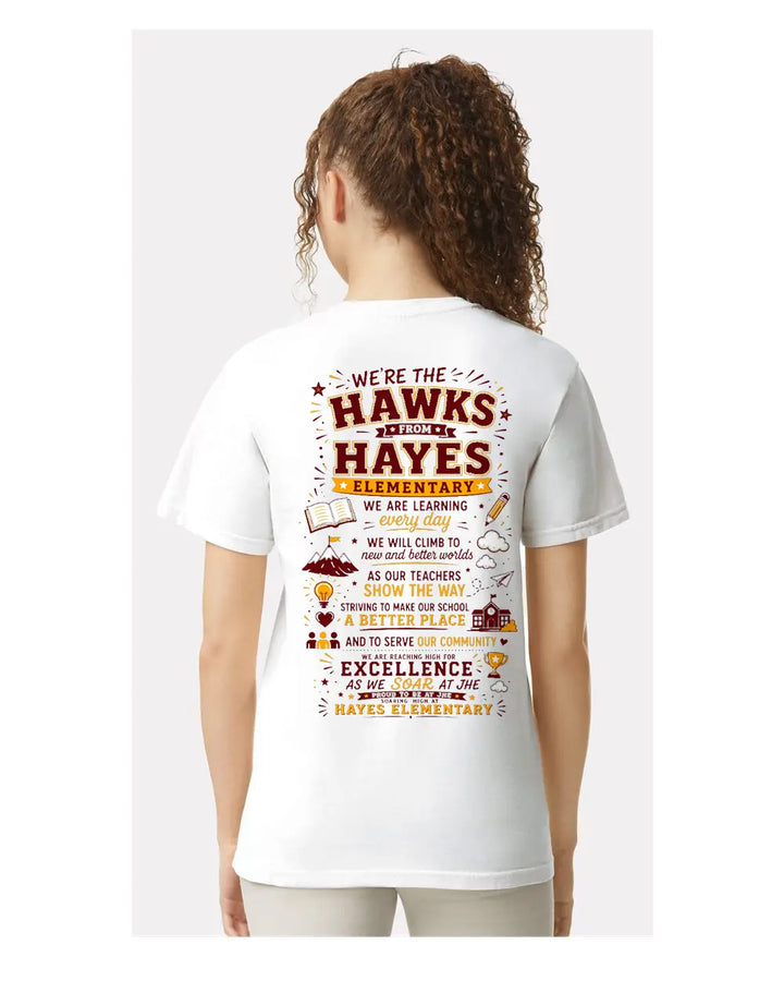 Hayes Elementary Comfort Colors T-Shirt | Adult & Youth