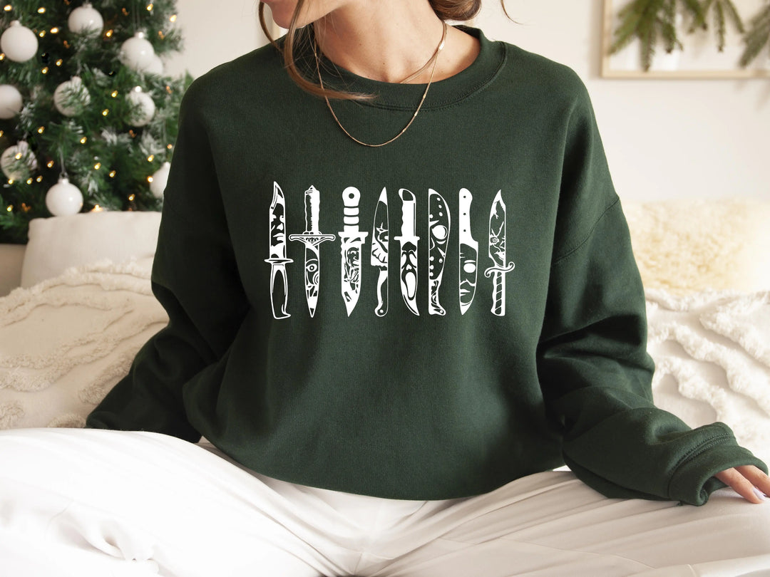 Horror Movie Knives Sweatshirt - Michael Myers & Halloween Theme Shirtprintingcenter