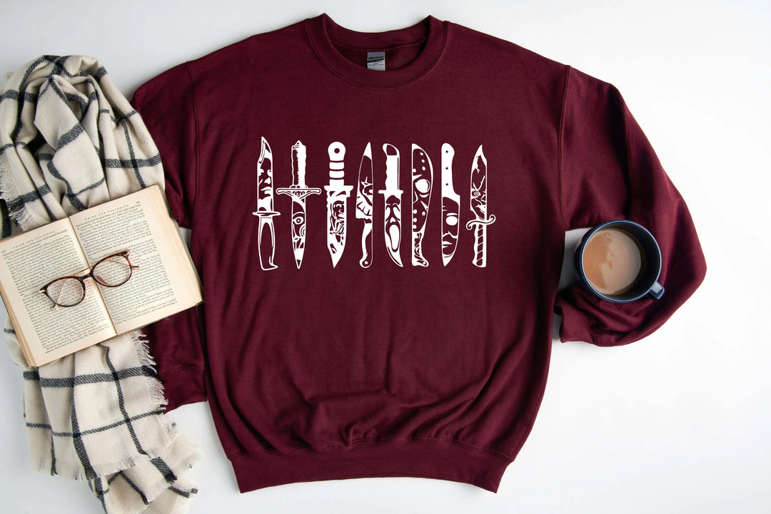 Horror Movie Knives Sweatshirt - Michael Myers & Halloween Theme Shirtprintingcenter
